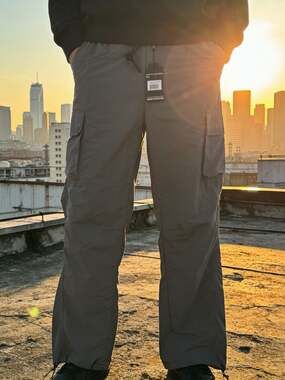 NWT American Stitch Cargo Pants Grey Style HD24B3306 Size Large New